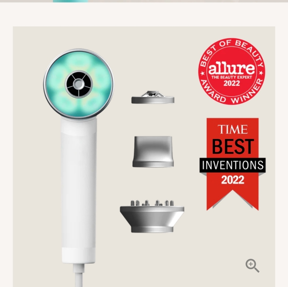 Zuvi Halo Hair dryer and attachments